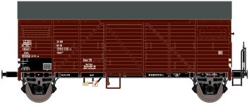 Exact-Train EX23638 - H0 - Gedeckter Güterwagen Glm, Bremen Stückgut, DB, Ep. IV